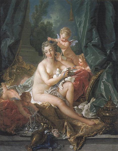 Francois Boucher The Toilette of Venus oil painting image